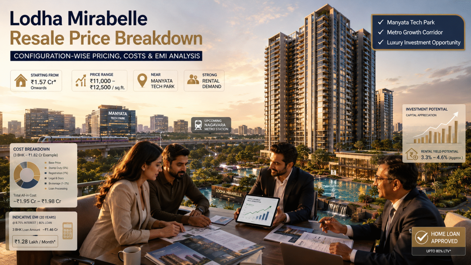 Lodha Mirabelle Price Breakdown