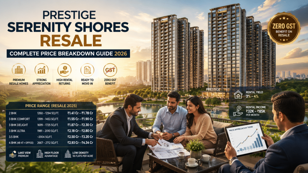 Prestige Serenity Shores Resale