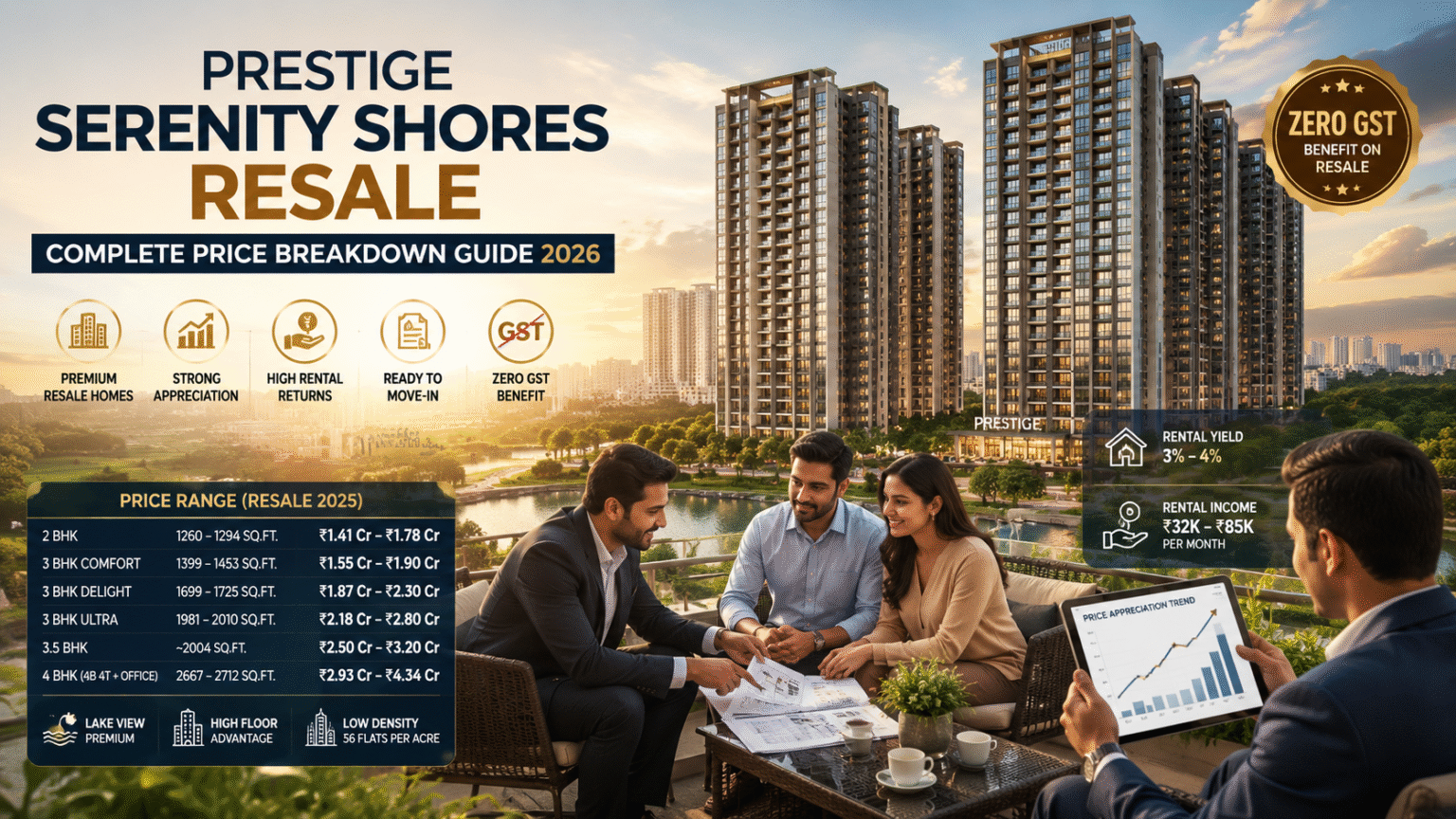 Prestige Serenity Shores Resale