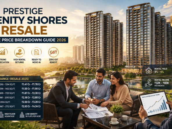 Prestige Serenity Shores Resale