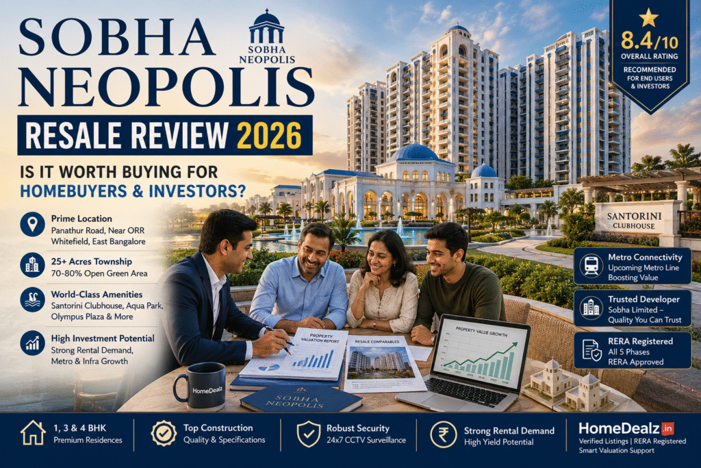 Sobha Neopolis Resale Review 2026